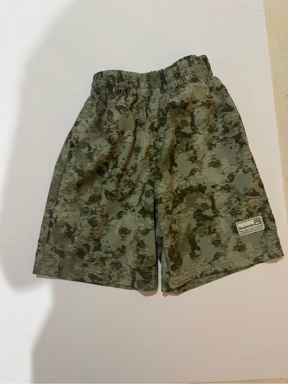 Avalanche Olive Camo Athletic Shorts